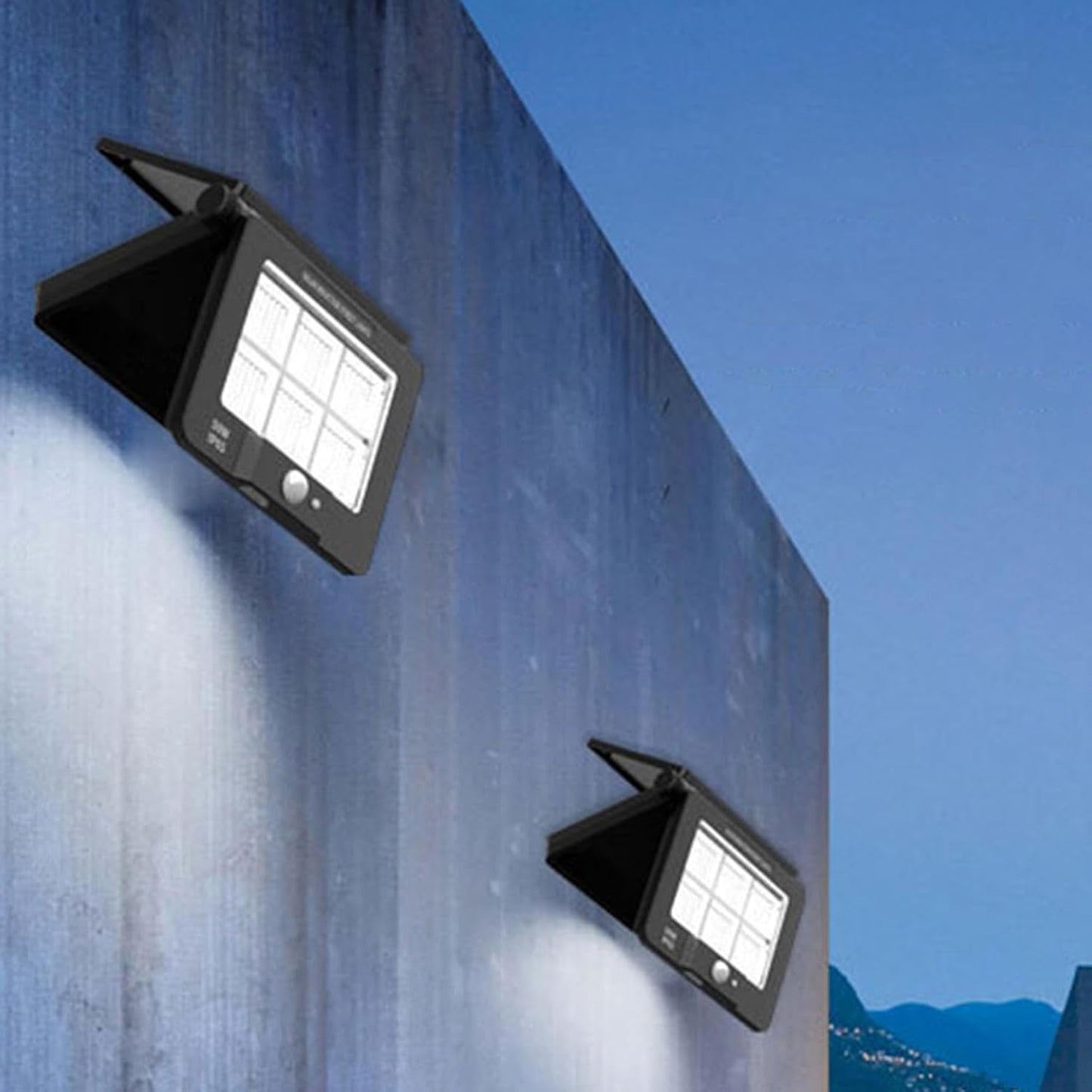 Motion Sensor Outdoor Lights, Sensor Street Lights, Movement Detection Lamp, Smart Outdoors Lighting, Light Sensing Motion Sensors Light for Outdoors, 6.89 X 5.51 X 9.84 Inches