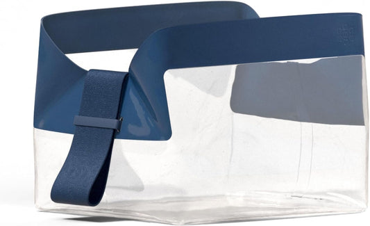 Cadence Parcel - Clear Dopp Kit with Magnetic Closure - Durable and Leak-Resistant Travel Toiletry Kit - TSA-Compliant & Modular Design - Small Hygiene Bag for Travel Essentials - 1 Qt, Cove, Travel