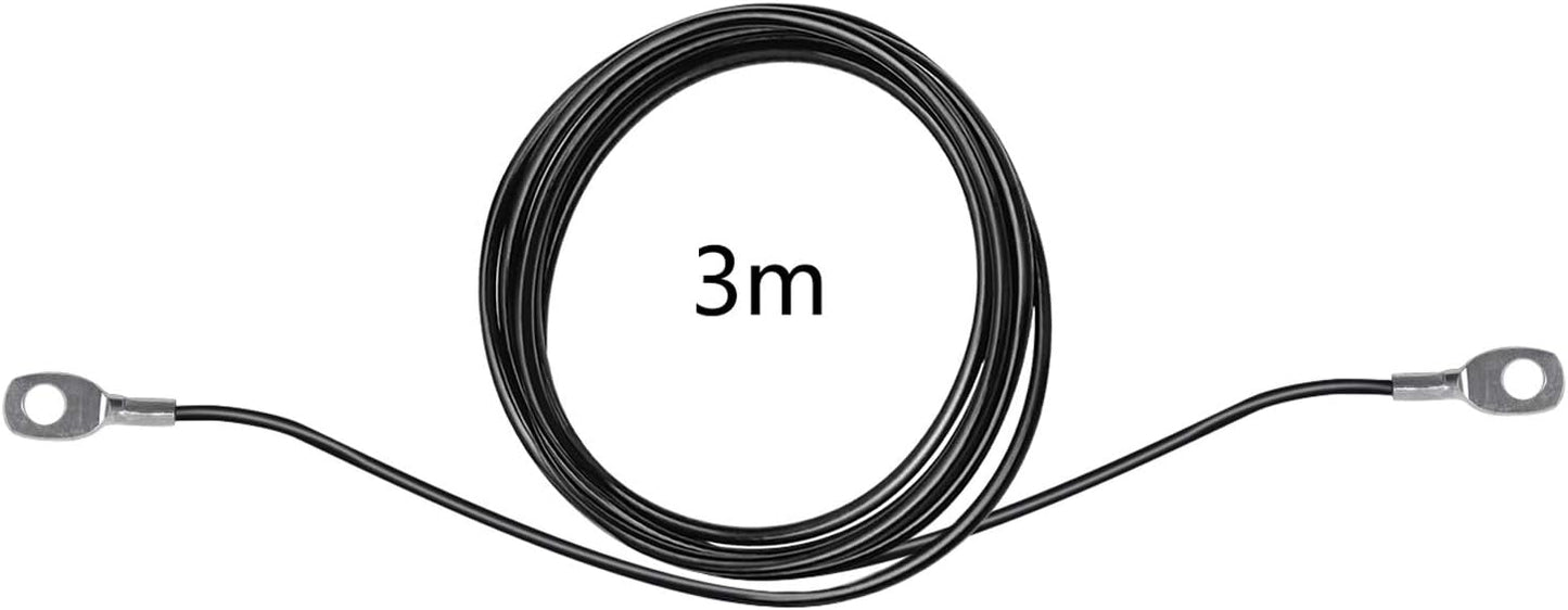 LFJ Replacement Gym Cable Fitness Pulley Cable Steel Wire Rope for Cable Machine Home Gym Weight Lift Pulley System