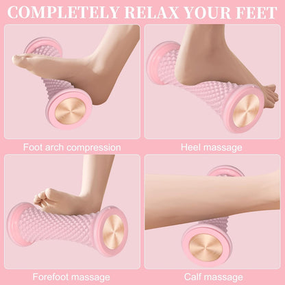 Foot Massager for Plantar, Muscle Massager Roller, Silicone Muscle Roller Stick for Feet,Plantar Fasciitis Recovery, for Exercise Relaxation