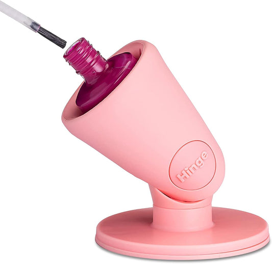 tweexy Hinge Untippable Nail Polish Bottle Holder | Anti-Spill Nail Polish Holder Stand, Inclined, Smartgrip Airlock Suction | Nail Paint, Nail Art Tools | Nail Polish Accessories