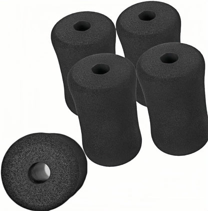 Foam Foot Pads Rollers, 4 pcs Replacement Foam Foot Pads, Weight Bench Leg Extension Curl Attachment for Home Gym Replacement Parts