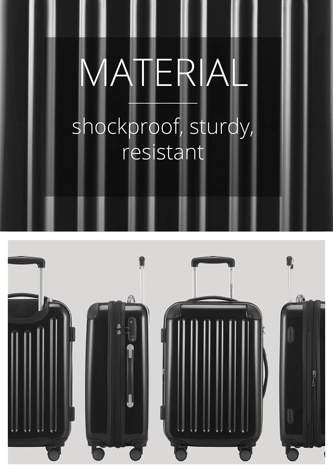 HAUPTSTADTKOFFER - Luggage, Black, 55, Hand Luggage
