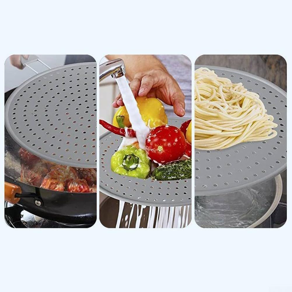Safety First Cooking Tool Anti Oil Splashing Cover Net for a Cleaner Kitchen