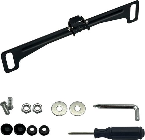 VOJKOREL Universal Car Rear View Camera License Plate Bracket Backup Camera License Plate Mount Rearview Cam Mount Bracket (Black 03)