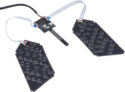 LED Backpack Eye Display Bluetooth Programmable LED Eyes Screen 60x96 Resolution DC12V Power Supply for Backpacks Shirts Vests Cars Motorcycles