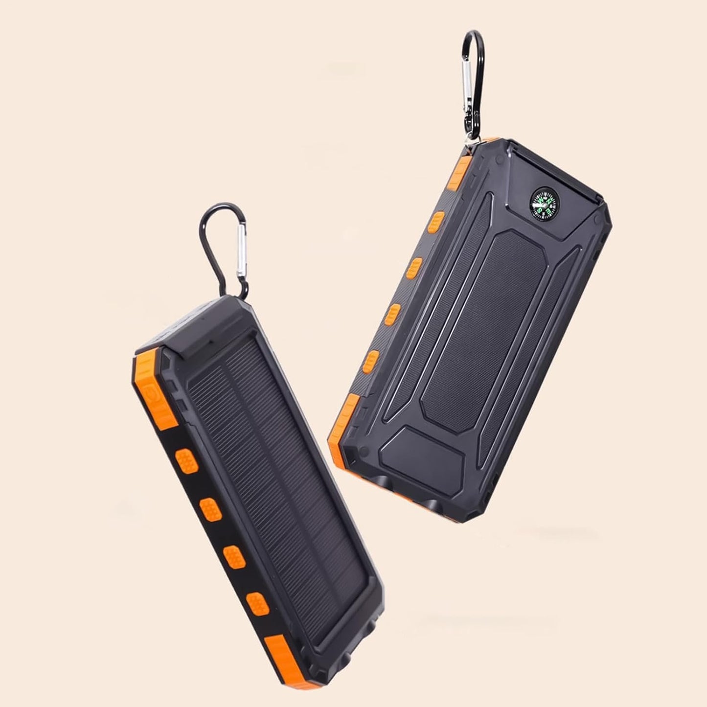 Solar Bank - Lightweight Solar Charger | 20000mah Portable Charger | Versatile Phone Charger Perfect for Camping, Hiking, Travel, and Home Use. Reliable, Eco-Friendly