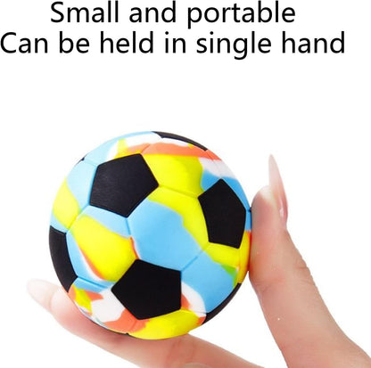 Palle Massaggianti | Forma Palla da Calcio per Massaggio Muscolare - Attrezzo Sportivo in Silicone, Elastici per Yoga, Palestra e Spostamenti, Adatta per Mani, Piedi e Schiena