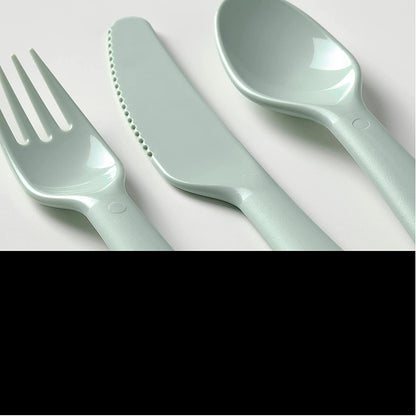 Ikea Kalas 18-Piece BPA-Free Flatware Set, Multicolored