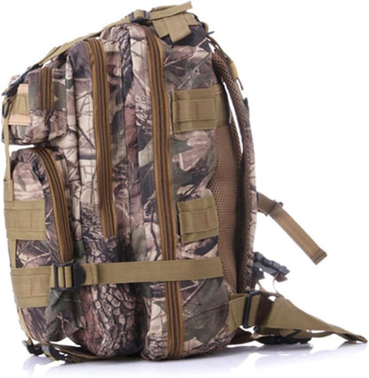 Kisangel Small Hiking Backpack Camouflage -35l Men's Travel Pack Outdoor Adventure Gear