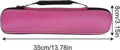 Borsa per attrezzi per capelli, portatile in ferro , organizer da viaggio, multifunzione, impermeabile, per accessori per la cura dei capelli, styling per uomini e donne, Rosa acceso