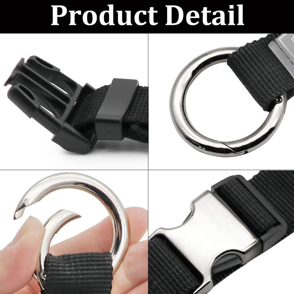 Add-A-Bag Luggage Strap Jacket Gripper, Luggage Straps Baggage Suitcase Belts Travel Accessories - Make Your Hands Free, Easy to Carry Your Extra Bags, Black