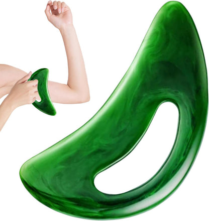 Body Massage Tool - Resin Hollow Design Muscle Scraper - Portable Physical Massage Tools for Body Enhanced Recovery Discomfort Relief
