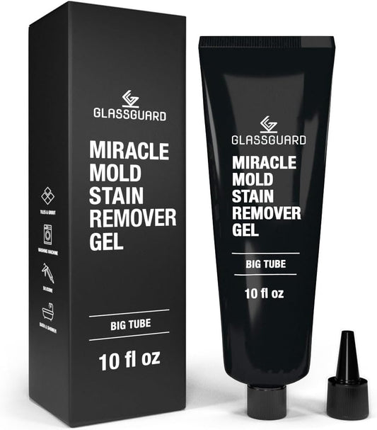 GLASSGUARD Mould Remover Gel for Bathroom, Kitchen, Windows, Grout & Sealant (Pack of 1) | 300ml