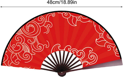Setauoo Foldable Hand Fan | Cosplay Props Clack Fan - Carnival Cosplay Props Decoration for Dancing, Portable Hot Weather Cooling Tools