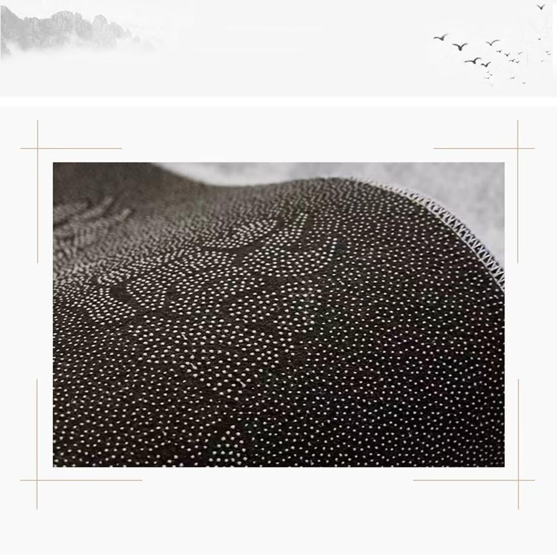 SUNYRDSM Tappeto Ginnastica Palestra Tappeto Gattonamento Anti-invecchiamento Foglia Verde Modello Design Moderno Decorazione Casa Accessori Anti-fouling 80X160CM