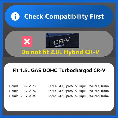 QXZcar Trunk Organizer Tray for 2023-2026 Honda CR-V, Waterproof Insert Cargo Rear Hatch Hidden Storage Box fits Honda CRV EX EX-L LX Accessories 2023 2024 2025