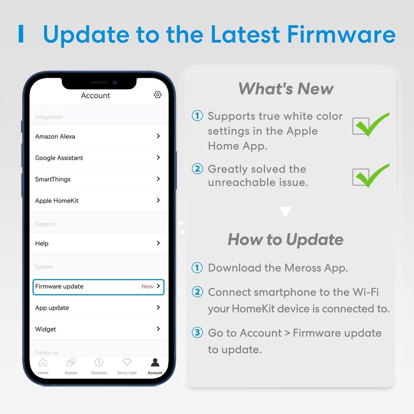 meross Smart Bulb Light Bulb B22 Compatible with HomeKit Siri, Alexa, Google Home, Voice Control Dimmable Multicolor LED Light Bulb Equivalent 60W 2 Pack