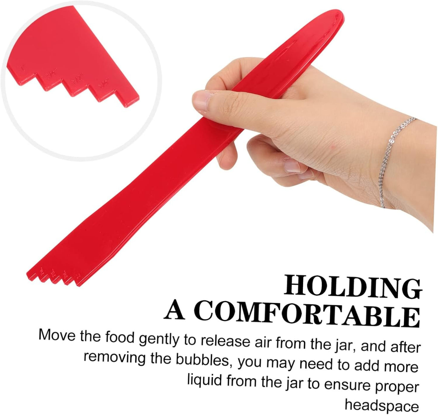 OUNONA Set Di Utensili Per Inscatolamento 6 Pezzi Kit Per Inscatolamento A Bolle Gadget Non Da Cucina Debubbler Per Barattoli