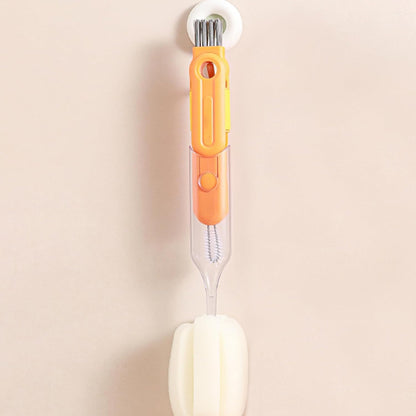 Cup Lid Cleaning Brush, Water Bottle Scrubber, 12,6 x 2,36 in Multifunctional Kitchen Tool, Groove Cleaner, Essential Washing Brush for Tumbler, Bottle, Cups