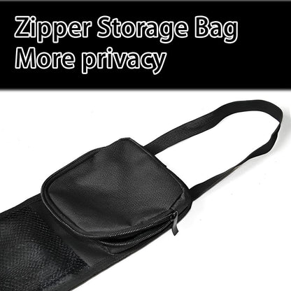 TSUGAMI Car Seat Side Organizer, Auto Seat Storage Hanging Bag, Multifunctional Stuff Holder with Mesh Net Pocket, Hold Phones Wallet Glasses Drink, Interior Accessories for Car, SUV, Truck (2 pcs)