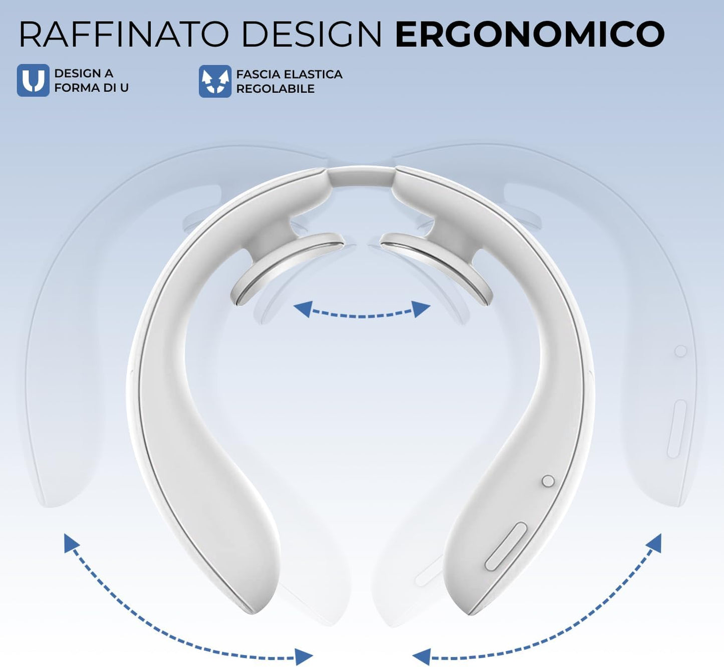 ENOA M5 Intelligent Neck Massager with EMS/TENS, 6 Modes, 18 Levels, Heat 42°C, App and Remote Control, Rechargeable - Relief for Neck Pain and Fatigue