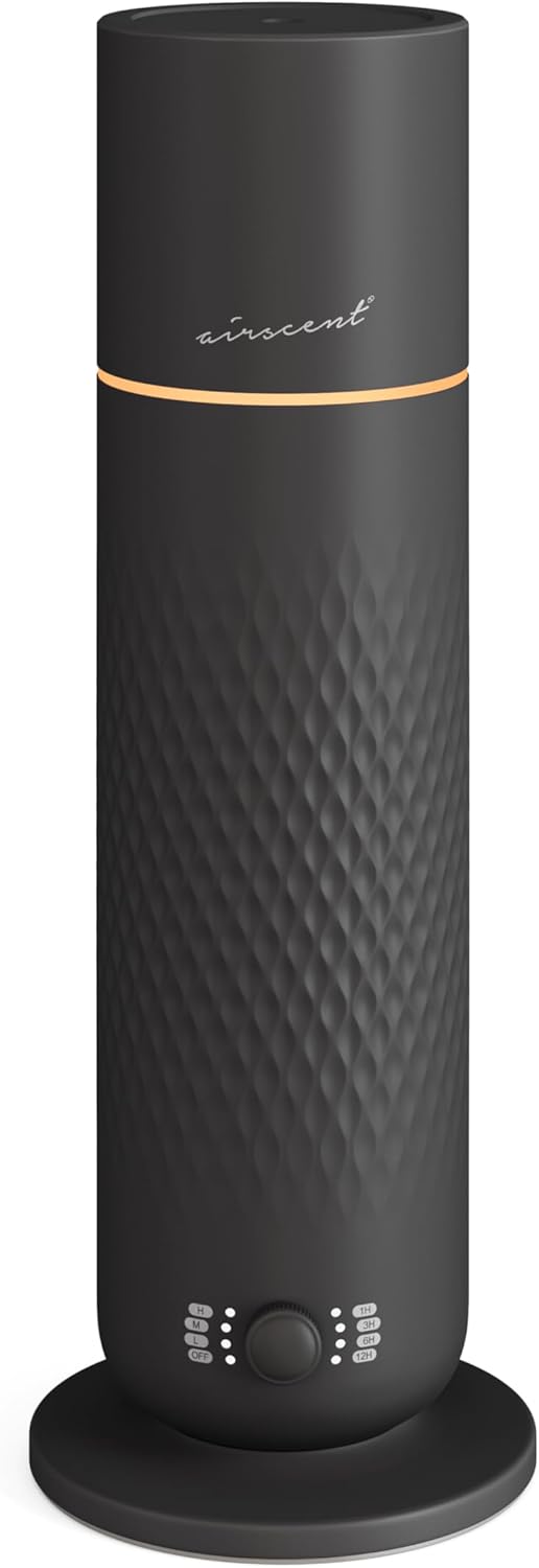 The AirScent Waterless Diffuser - Cold Air Scent Diffuser Oil Machine for Homes, Offices, Hotels and Spas - Fragrance Oil Aromatherapy Diffuser for Aesthetic Scenting - Color White - Capacity 120 mL