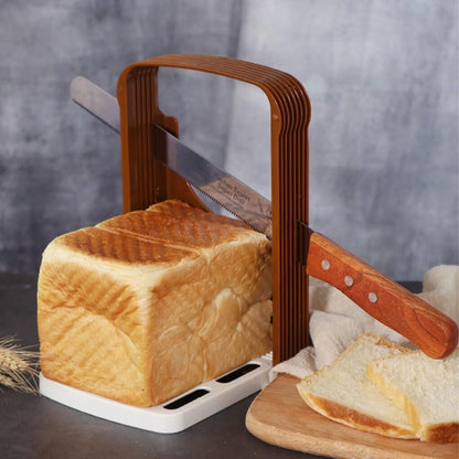 BEALIFE Utensile per affettare Il Pane Regolabile Gadget da Cucina per affettare Senza Sforzo Affettare Rapidamente Il Pane Affettatrice per Utensili da Cucina in ABS