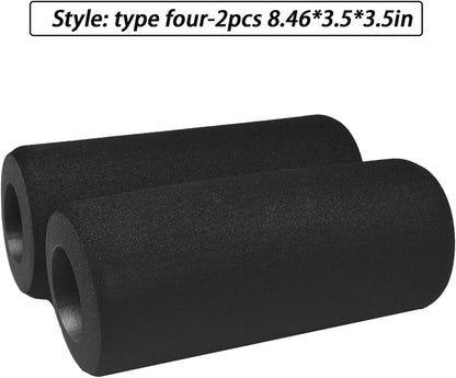 Foot Foam Pads Rollers Replacement Set for Home, Weight Bench Foam for Inversion Table Leg Tube,Sit Ups,Leg Curl Attachment/Extension