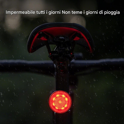 Bike Tail Light - Smart Brake Sensor Light For Bike - Rechargeable Waterproof Taillight With 5 Lighting Modes For Mountain Biking Road Cycling Urban Commuting