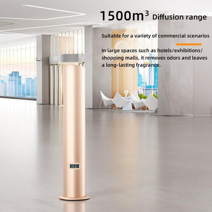 Commercial Scent Air Machine, Waterless Condensation Nebulization, 1500 SQSF Coverage Scent Oil Diffuser, 500ml Aroma Diffuser with Bluetooths and App Control,Hotel Scent Diffuser Black
