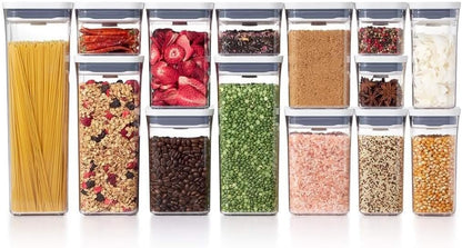 OXO Good Grips POP 2.0 Small Square Storage Container, 1 Litre