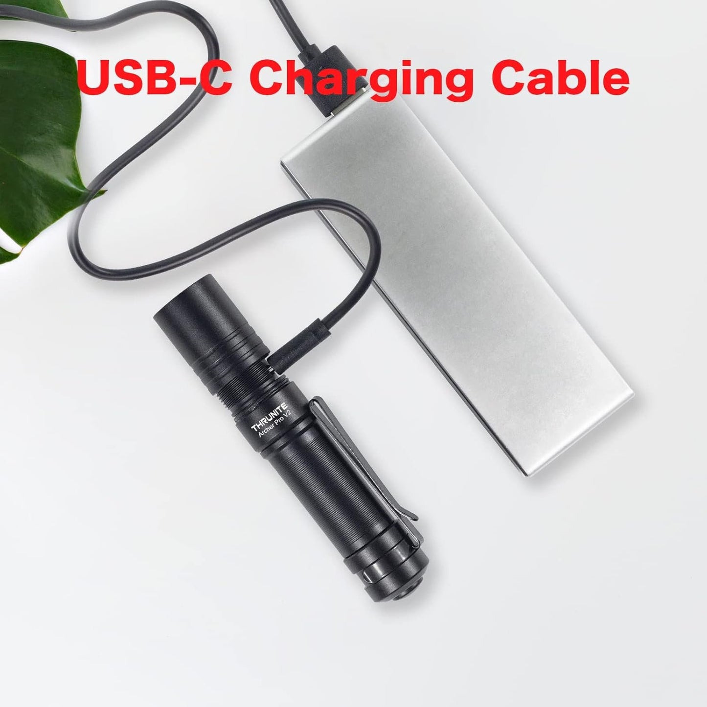 ThruNite Archer Pro V2 EDC Flashlight - Aluminum & Black Flashlight - 950 Lumens & Tail Switch Led - Super Bright & 15 Days Working - Emergency Light for Camping & Outdoor Adventures - Cool White