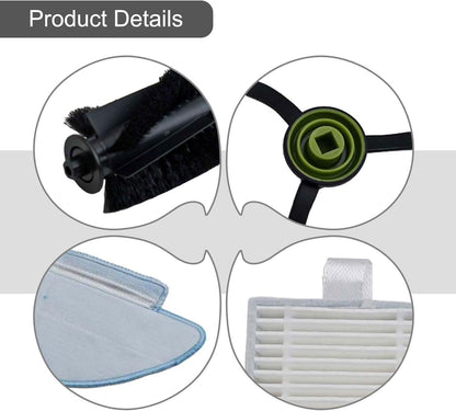 Per Conga 7490 Cleaning Essentials Pack spazzola principale, filtri e panni mocio