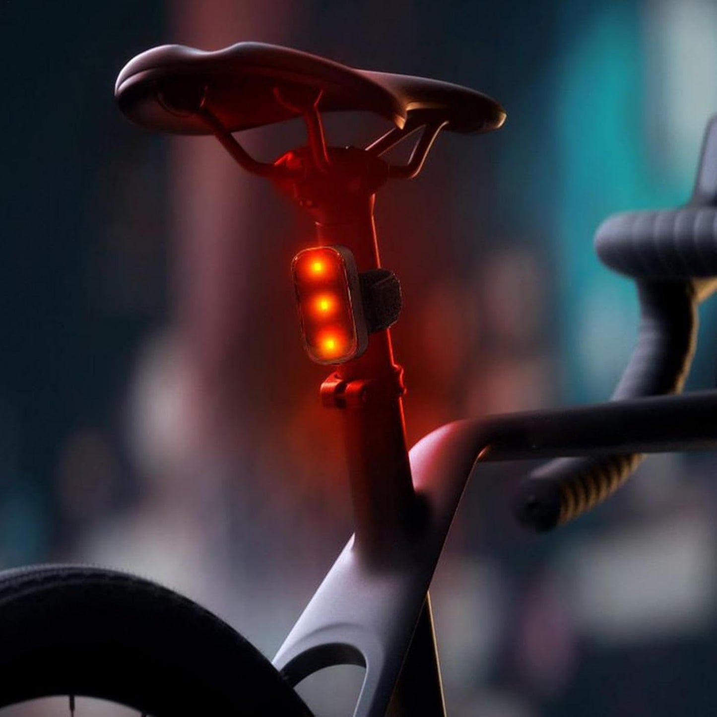 Bike Back Light, Bike Safety Lights, Smart Brake Sensor with Rechargeable LED, Bright Warning Lighting for Mountain and Road Cycling, Waterproof, 2.01 x 1.08 x 0.65 Inches