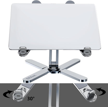 ElfAnt Laptop Stand 360 Degree Rotation Adjustable Portable for 10" - 17" Laptop Tablet