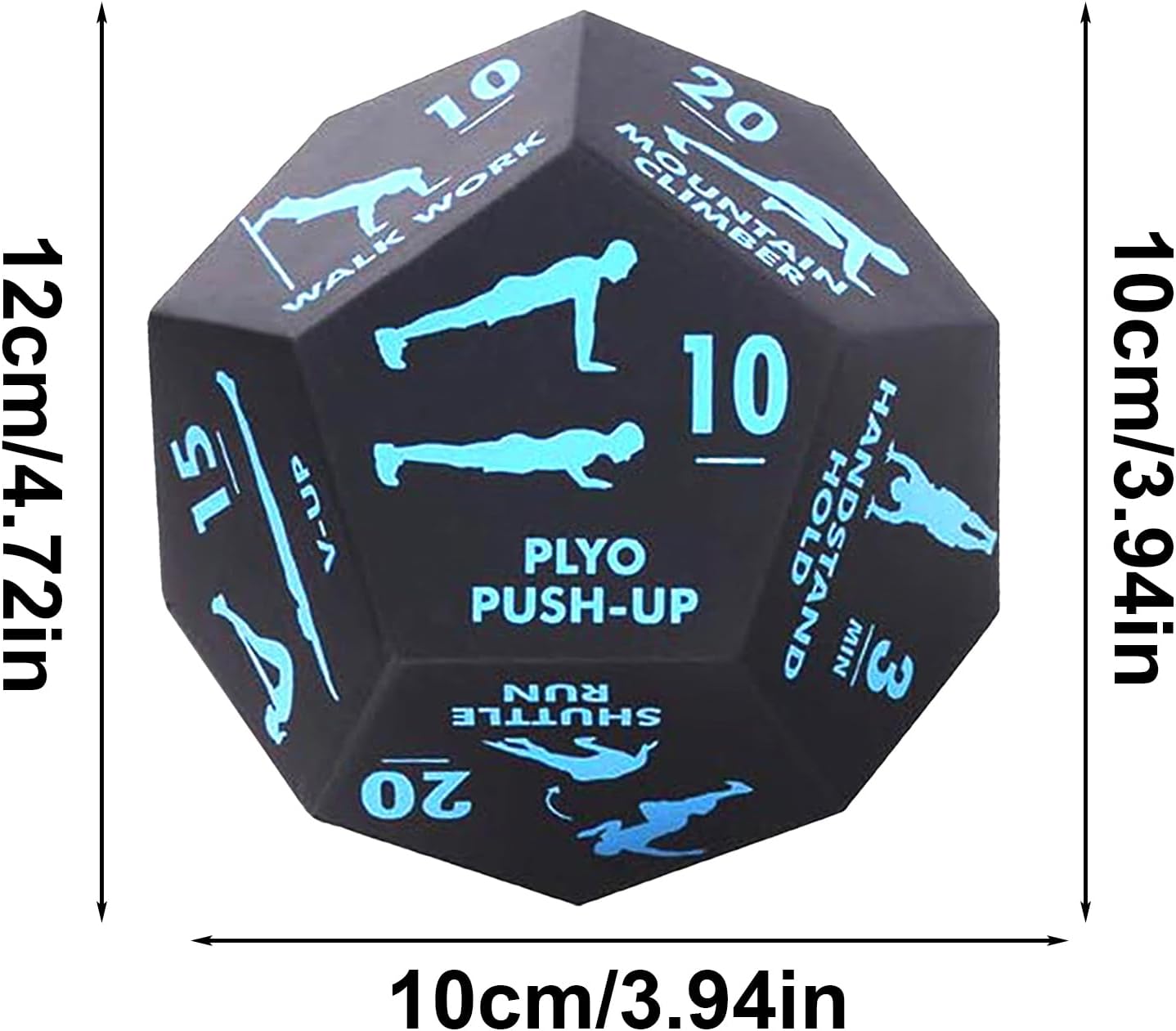 Exercise Dice for Workouts | Fitness Exercise Dice Game,Strength Training Home Gym Accessories for Outdoor Travel Rehabilitation Yoga Team Sports Conditioning