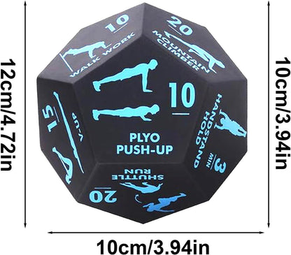 Exercise Dice for Workouts | Fitness Exercise Dice Game,Strength Training Home Gym Accessories for Outdoor Travel Rehabilitation Yoga Team Sports Conditioning