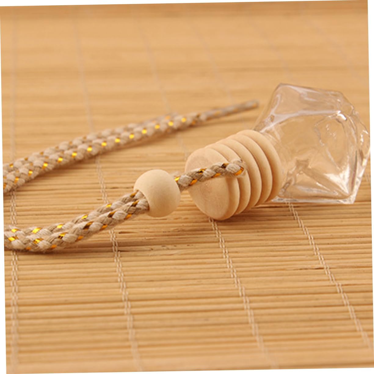 15pcs Glass Car Diffuser Bottles Refillable Empty Aromatherapy Air Containers for Essential Oils Elegant Decor for Home and Vehicle