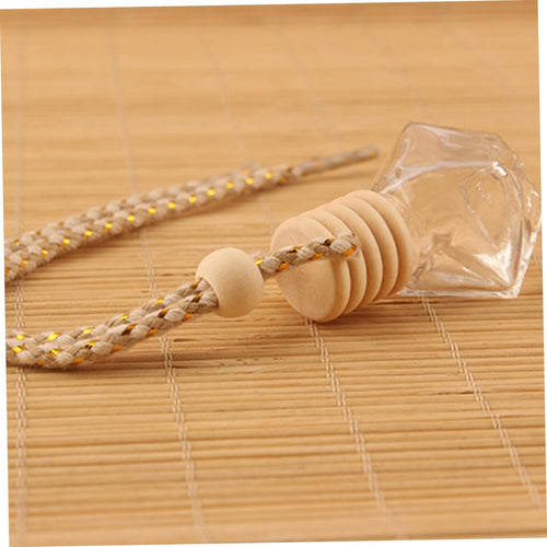 15pcs Glass Car Diffuser Bottles Refillable Empty Aromatherapy Air Containers for Essential Oils Elegant Decor for Home and Vehicle