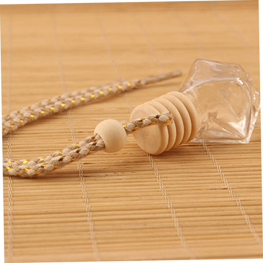 15pcs Glass Car Diffuser Bottles Refillable Empty Aromatherapy Air Containers for Essential Oils Elegant Decor for Home and Vehicle