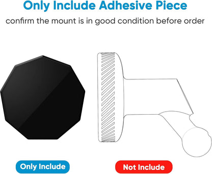 4 Pack Adhesive Replacement Magnet Piece for Garmin Low-Profile Magnetic Mount,Only Windshield Sticky Piece No Mount,for Garmin Dash Cam Mount 45/46/47/55/56/57/65W/66W/67W/Tandem/Speak Plus