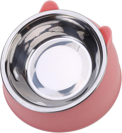 Adrosstoller Ciotola staccabile per irrigazione e mangiare, per alleviare la pressione del collo, ciotola protetta per il collo dell'animale domestico, ciotola per l'irrigazione del cane