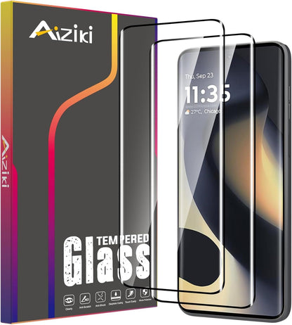 Aiziki (2 Pack) Designed for Motorola Edge 2024 Screen Protector, 9H Hardness Tempered Glass, Ultra Resistant, Shatterproof, Bubble Free for Moto Edge 2024/Moto Eege 2023 Tempered Glass, Case Friendly