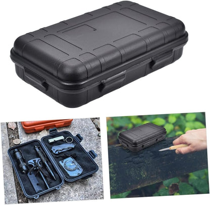 Tofficu Outdoor Survival Box Shockproof Multi Function Storage Case for Camping