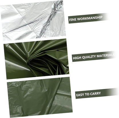 Emergency Tent Set Outdoor Tents Emergency Tent Portable Outdoor Sleeping Blanket Camping Tents Portable Sleeping Bag Travel Insulation Pe Tear-Resistant Material Warm Blanket