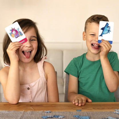 QUOKKA ABC Learning Flash Cards for Toddlers 2-4 Years Old - 60 Flashcards Toy for Kids Ages 1-3-5 by Quokka - Alphabet Numbers Colors Letters Animals Learn Activities - First Words Educational Game