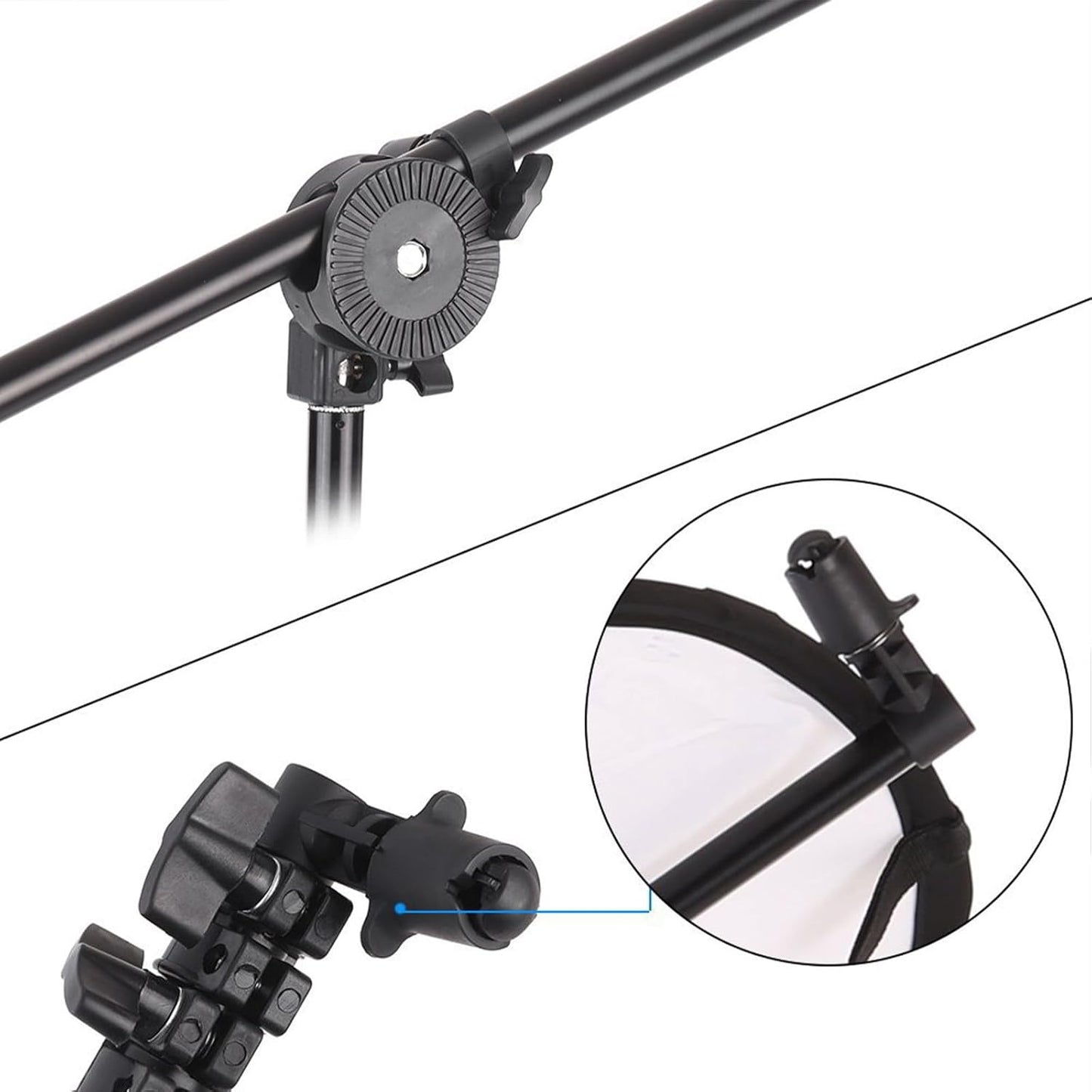 Supporto stabile per riflettore e piastre luminose Livestreams Lighting Stand Upgrades Design per interni ed esterni