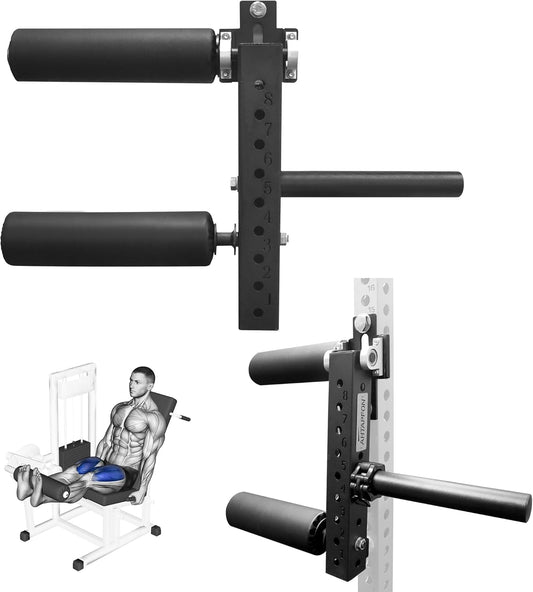 AHTAPFON Seated Leg Extension Equipment Leg Muscles Groups Training, Fitness Squat Rack Accessories, Leg Strength Curl Athletic Practice Machine