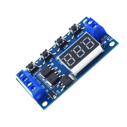 5PCS DC 5-36V Digital LED Relay Board Dual-MOS Trigger Cycle Timing Circuit Switch Timer Delay Module